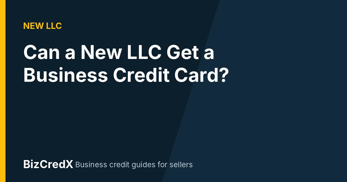 New LLC owner reviewing a business credit card application at a laptop